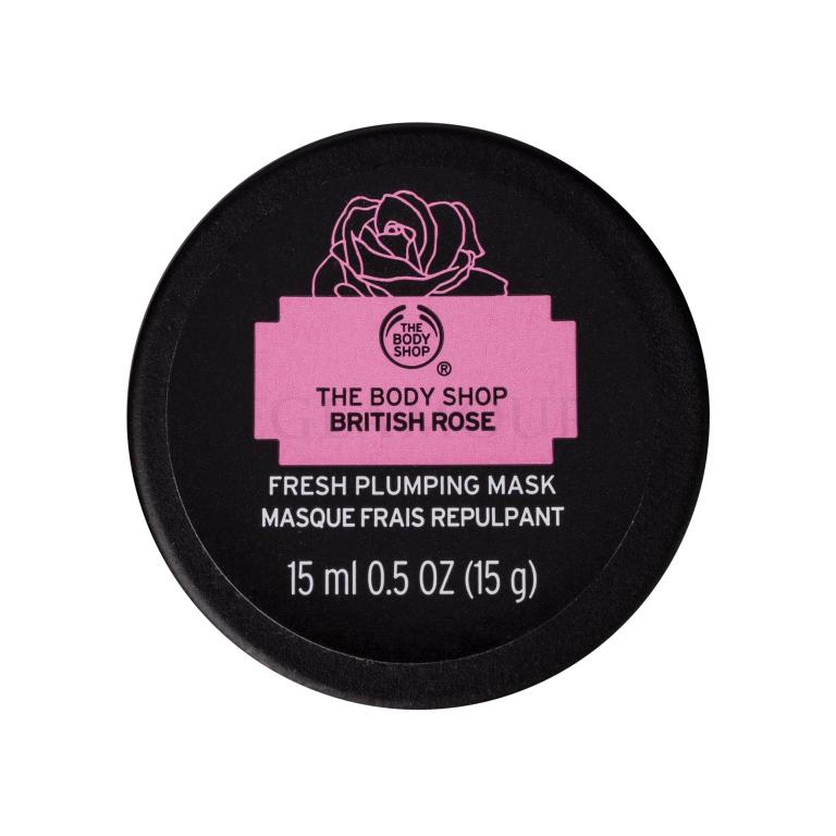 The Body Shop British Rose Fresh Plumping Mask Gesichtsmaske für Frauen 15 ml