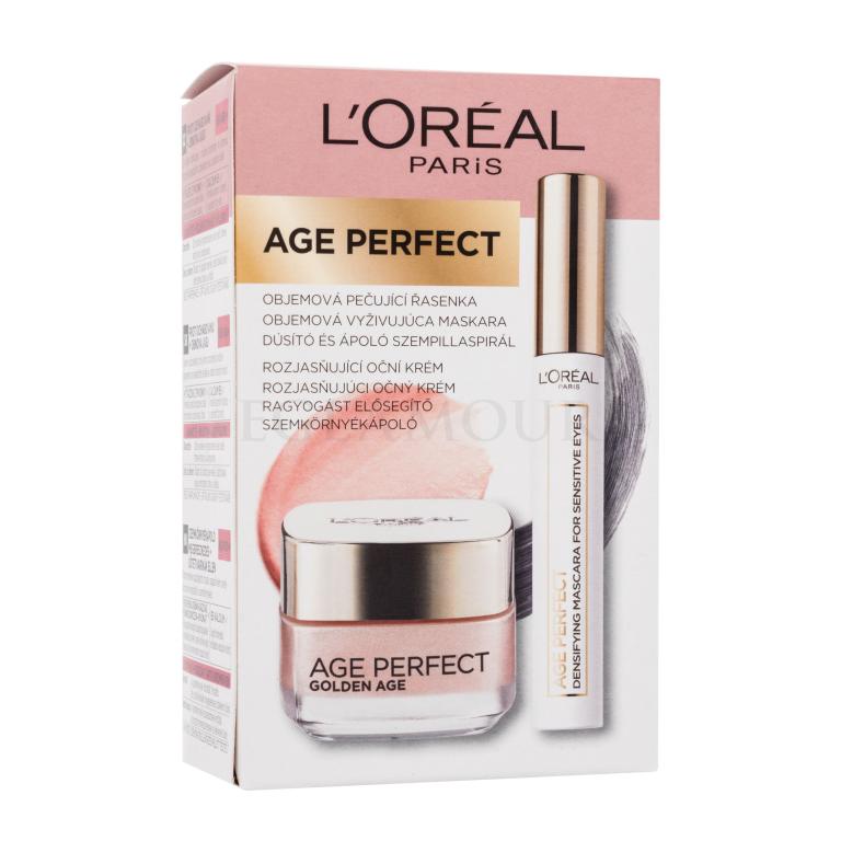 L&#039;Oréal Paris Age Perfect Golden Age Geschenkset Augencreme Age Perfect Golden Age 15 ml + Mascara Age Perfect Densifying 7,4 ml Black