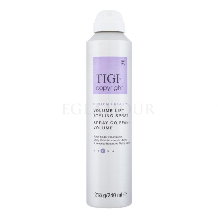 Tigi Copyright Custom Create Volume Lift Styling Spray Haarfestiger für Frauen 240 ml