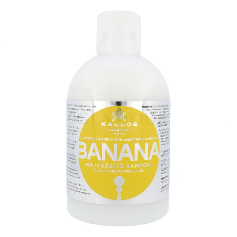 Kallos Cosmetics Banana Shampoo für Frauen 1000 ml