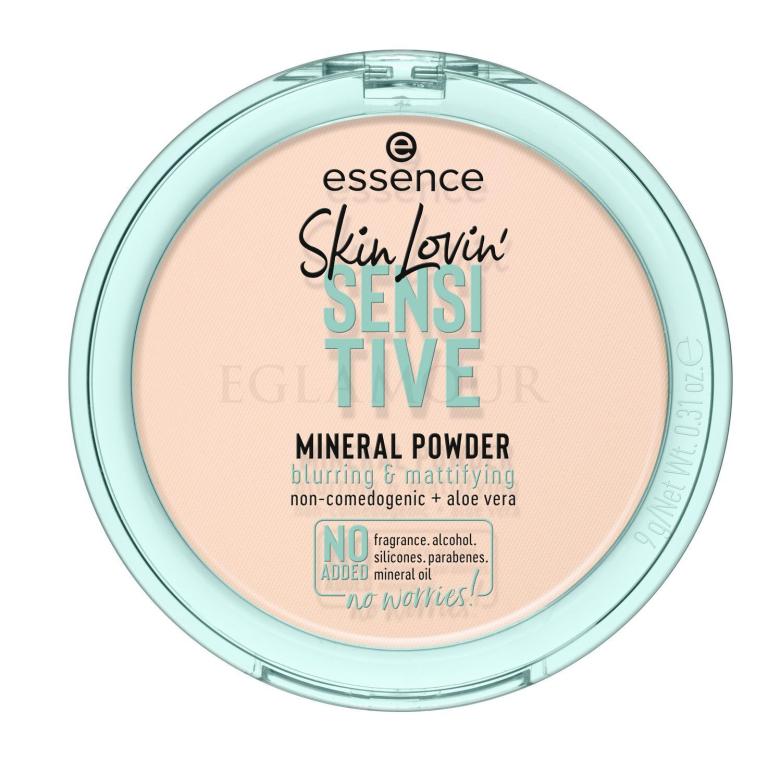 Essence Skin Lovin&#039; Sensitive Mineral Powder Puder für Frauen 9 g Farbton  01 Translucent