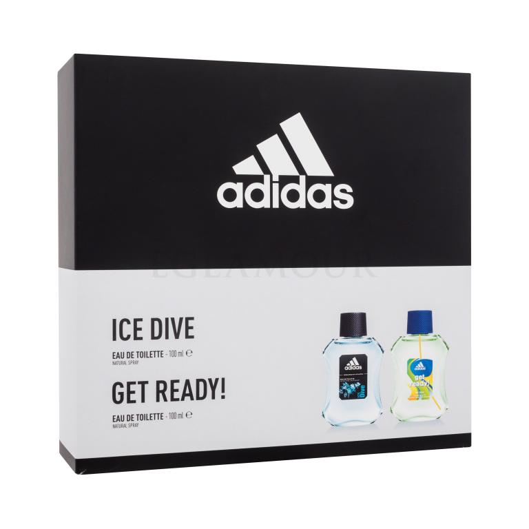 Adidas Ice Dive Geschenkset Eau de Toilette 100 ml + Eau de Toilette Get Ready! 100 ml