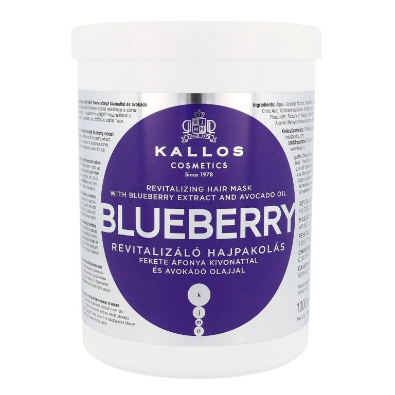 Kallos Cosmetics Blueberry Haarmaske für Frauen 1000 ml