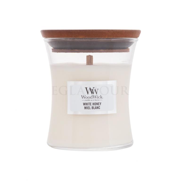 WoodWick White Honey Duftkerze 85 g