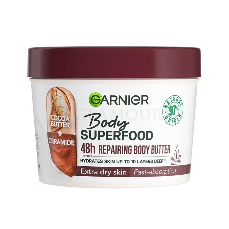 Garnier Body Superfood 48h Repairing Butter Cocoa + Ceramide Körperbutter für Frauen 380 ml
