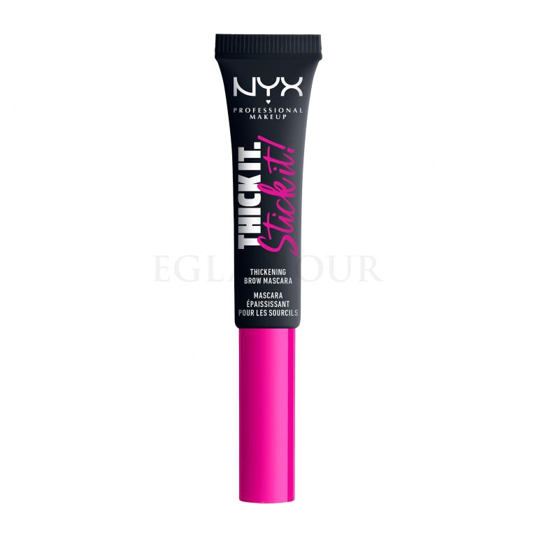 NYX Professional Makeup Thick It Stick It! Augenbrauen-Mascara für Frauen 7 ml Farbton  08 Black
