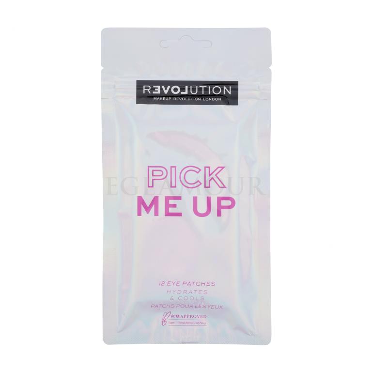Revolution Relove Pick Me Up Hydrates &amp; Cools Eye Patches Augenmaske für Frauen 12 St.