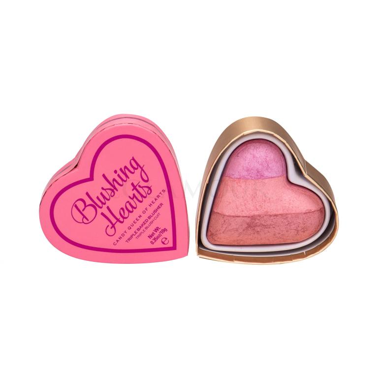 Makeup Revolution London I Heart Makeup Blushing Hearts Rouge für Frauen 10 g Farbton  Candy Queen Of Hearts
