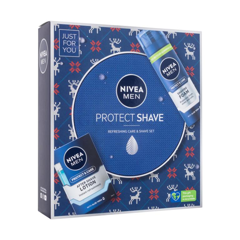 Nivea Men Protect Shave Geschenkset Rasierwasser Men Protect &amp; Care 100 ml + Rasierschaum Men Protect &amp; Care 200 ml