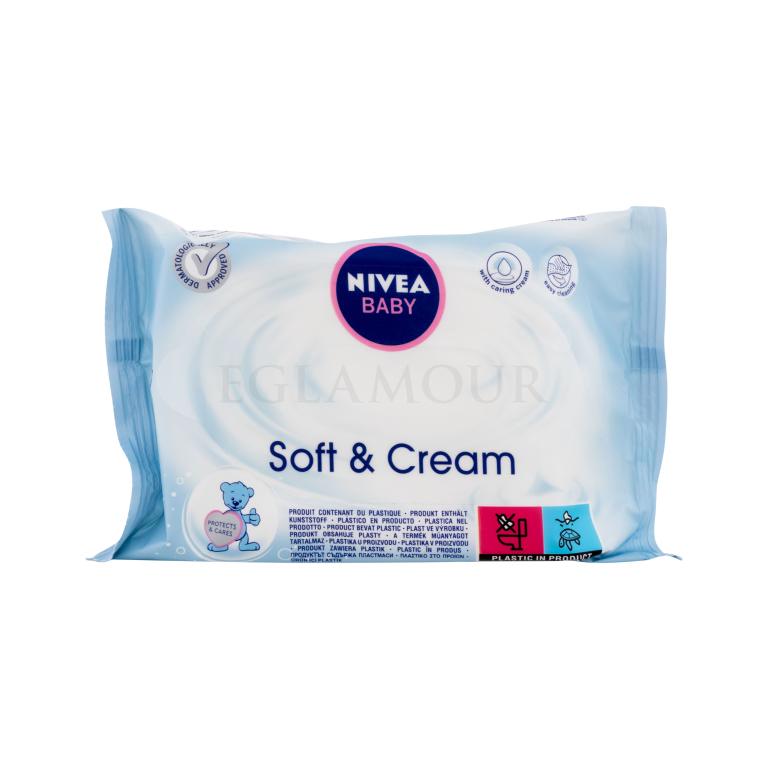 Nivea Baby Soft &amp; Cream Reinigungstücher für Kinder 20 St.