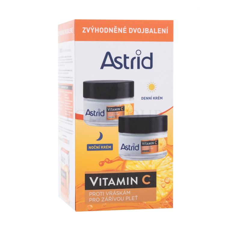 Astrid Vitamin C Duo Set Geschenkset Tagescreme Vitamin C Day Cream 50 ml + Nachtcreme Vitamin C Night Cream 50 ml