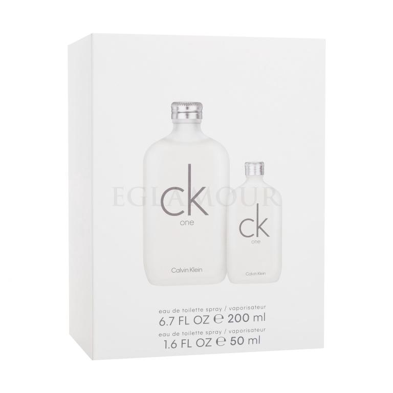 Calvin Klein CK One Geschenkset Eau de Toilette 200 ml + Eau de Toilette 50 ml