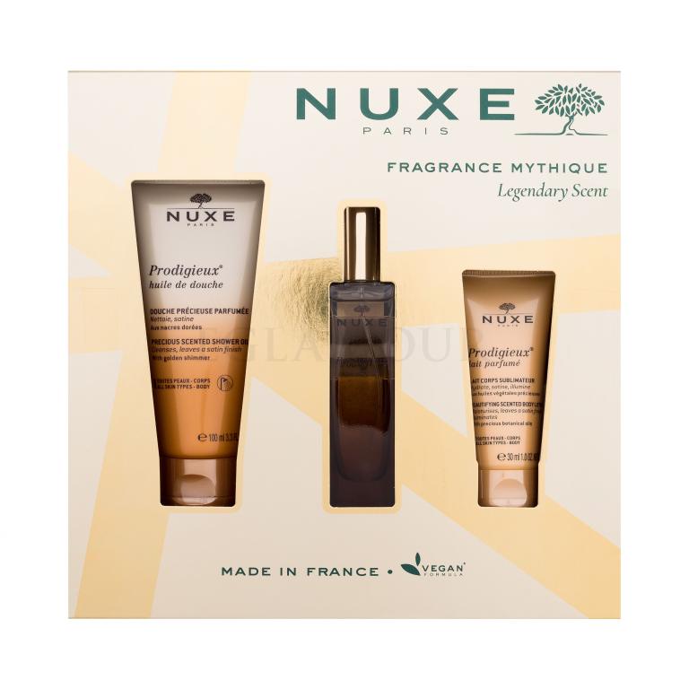 NUXE Prodigieux Legendary Scent Geschenkset Eau de Parfum 30 ml + Duschöl 100 ml + Körpermilch 30 ml
