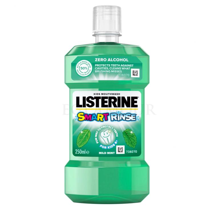 Listerine Smart Rinse Mild Mint Mouthwash Mundwasser für Kinder 250 ml