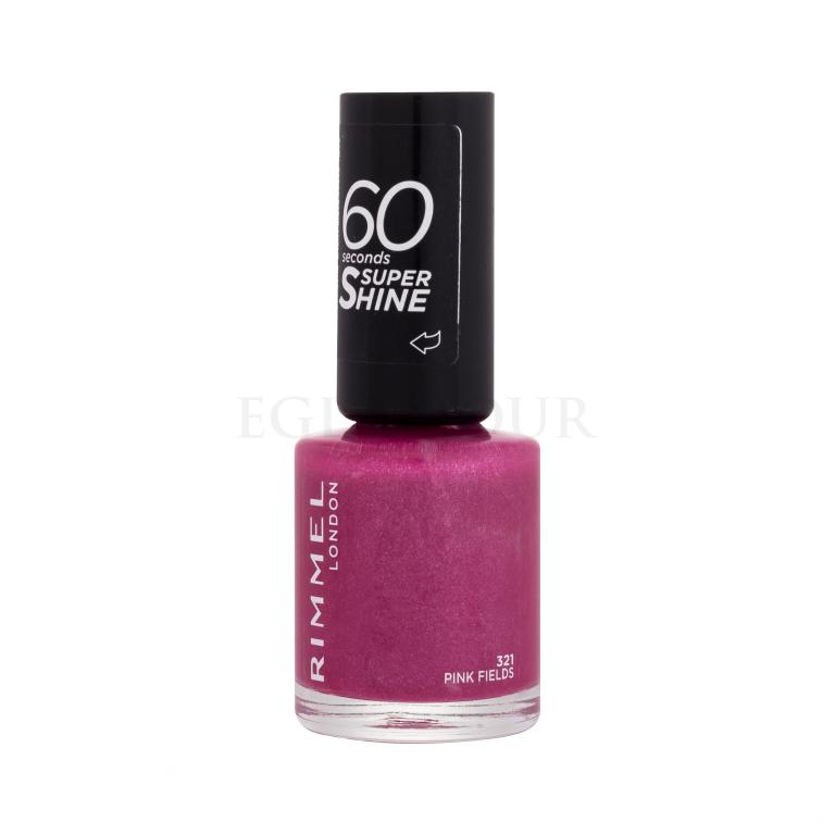 Rimmel London 60 Seconds Super Shine Nagellack für Frauen 8 ml Farbton  321 Pink Fields