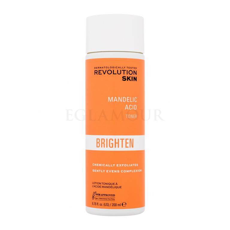 Revolution Skincare Brighten Mandelic Acid Toner Gesichtswasser und Spray für Frauen 200 ml