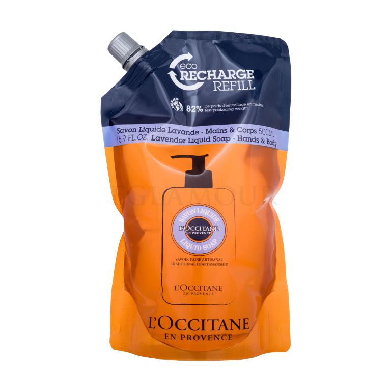 L&#039;Occitane Lavender Liquid Soap Flüssigseife für Frauen Nachfüllung 500 ml