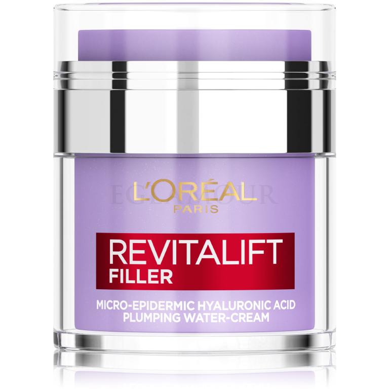 L&#039;Oréal Paris Revitalift Filler HA Plumping Water-Cream Tagescreme für Frauen 50 ml