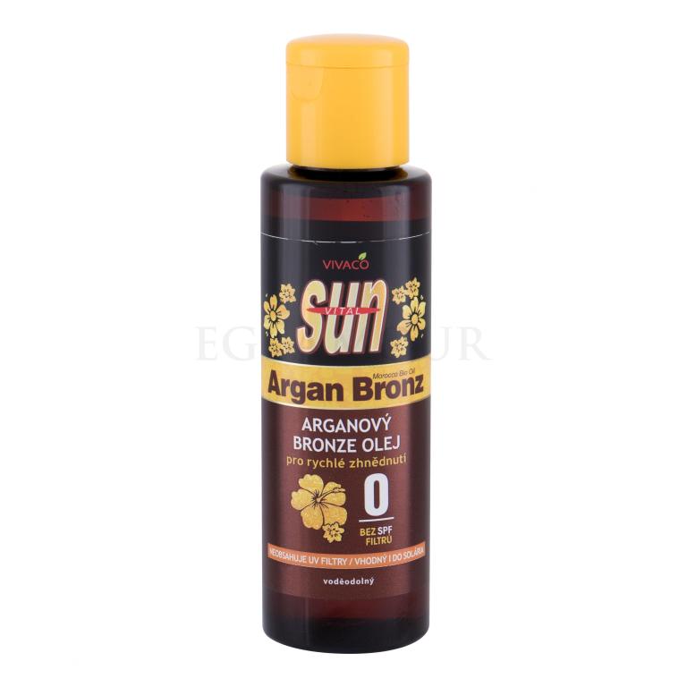 Vivaco Sun Argan Bronz Oil Sonnenschutz 100 ml