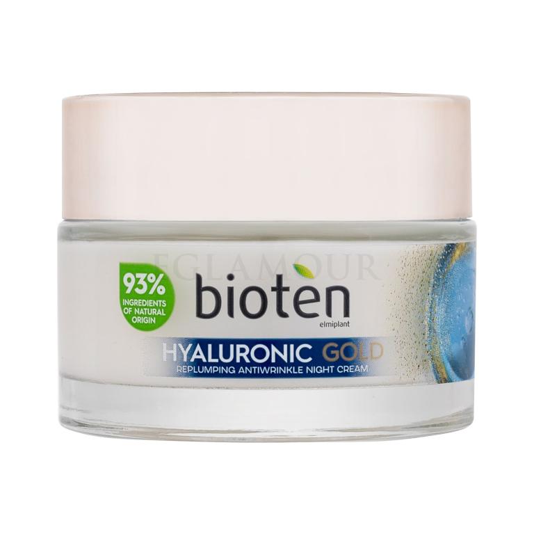 Bioten Hyaluronic Gold Replumping Antiwrinkle Night Cream Nachtcreme für Frauen 50 ml
