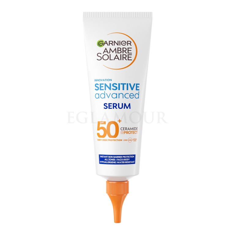 Garnier Ambre Solaire Sensitive Advanced Serum SPF50+ Sonnenschutz 125 ml