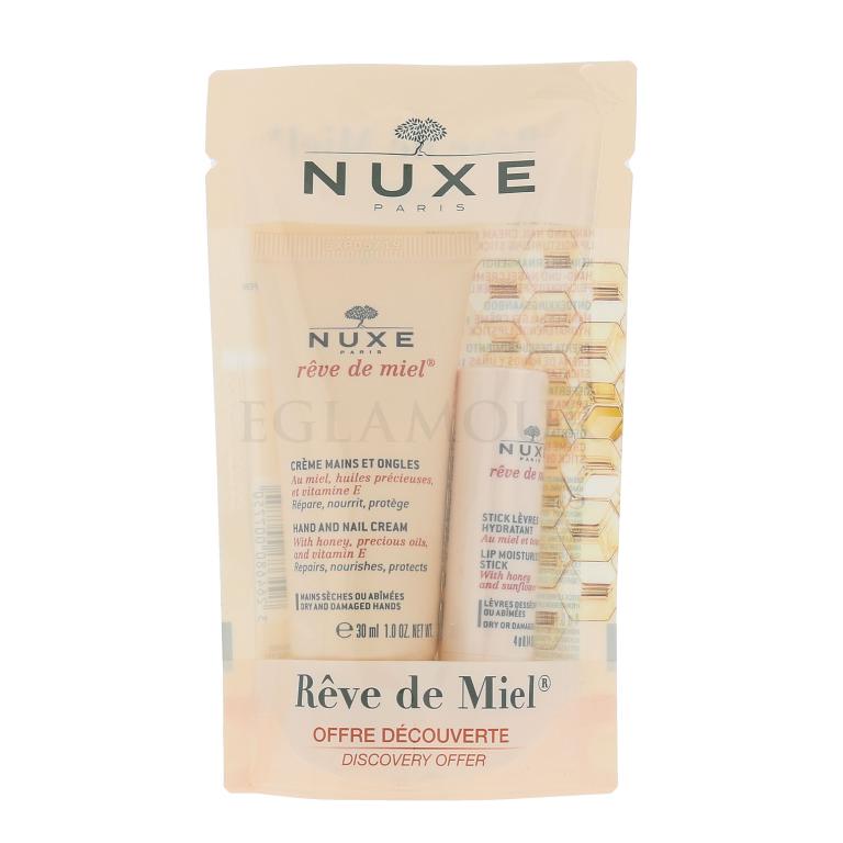NUXE Rêve de Miel Geschenkset 30ml Reve de Miel Hand And Nail Cream + 4 g Reve de Miel Lip moisturizing Stick
