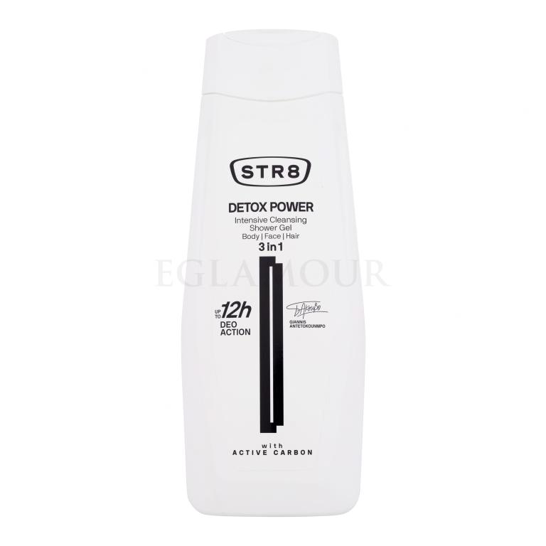 STR8 Detox Power Intensive Cleansing Shower Gel Duschgel für Herren 400 ml