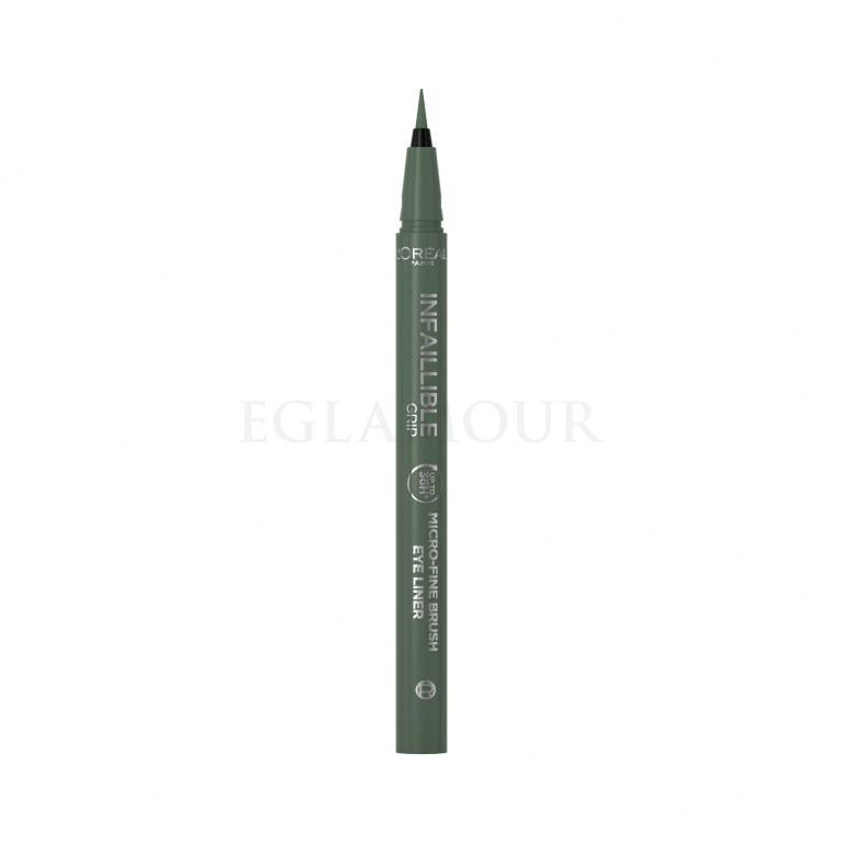 L&#039;Oréal Paris Infaillible Grip 36H Micro-Fine Brush Eye Liner Eyeliner für Frauen 0,4 g Farbton  05 Sage Green