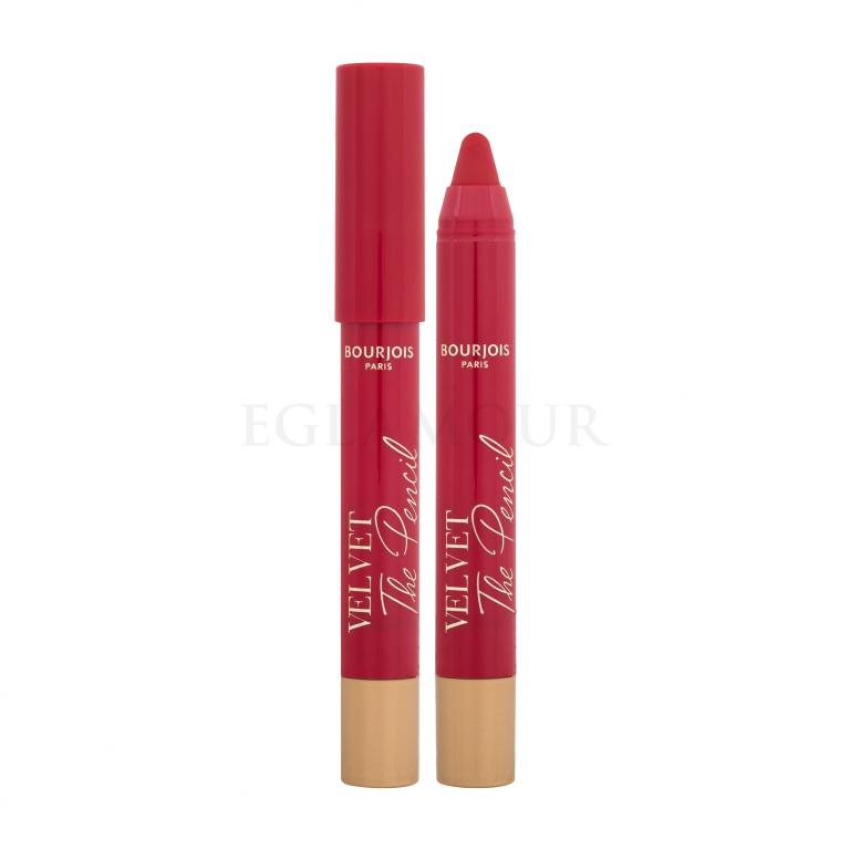 BOURJOIS Paris Velvet The Pencil Lippenstift für Frauen 1,8 g Farbton  07 Rouge Es-Carmin