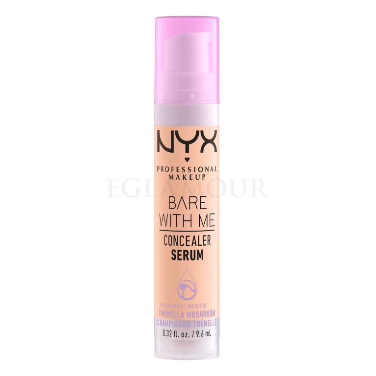 NYX Professional Makeup Bare With Me Serum Concealer Concealer für Frauen 9,6 ml Farbton  2.5 Medium Vanilla