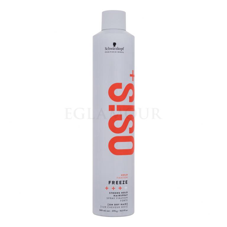 Schwarzkopf Professional Osis+ Freeze Strong Hold Hairspray Haarspray für Frauen 500 ml
