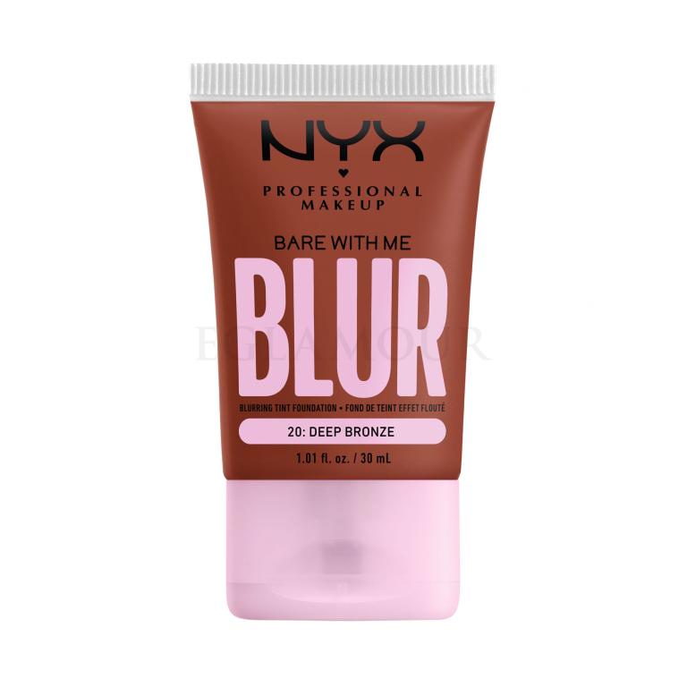 NYX Professional Makeup Bare With Me Blur Tint Foundation Foundation für Frauen 30 ml Farbton  20 Deep Bronze