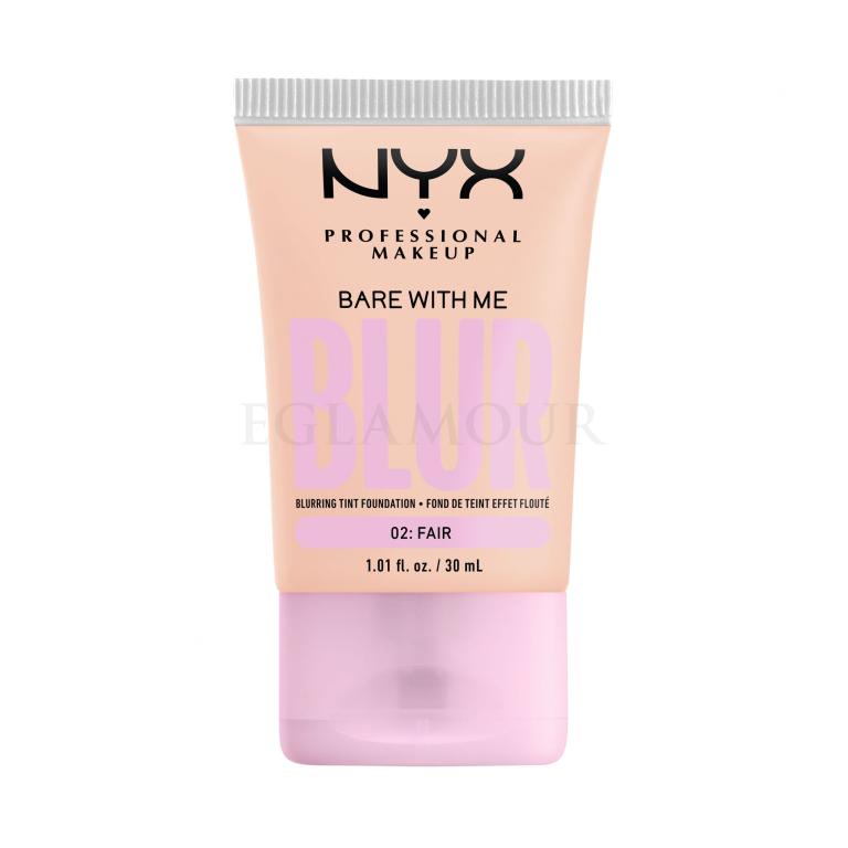 NYX Professional Makeup Bare With Me Blur Tint Foundation Foundation für Frauen 30 ml Farbton  02 Fair