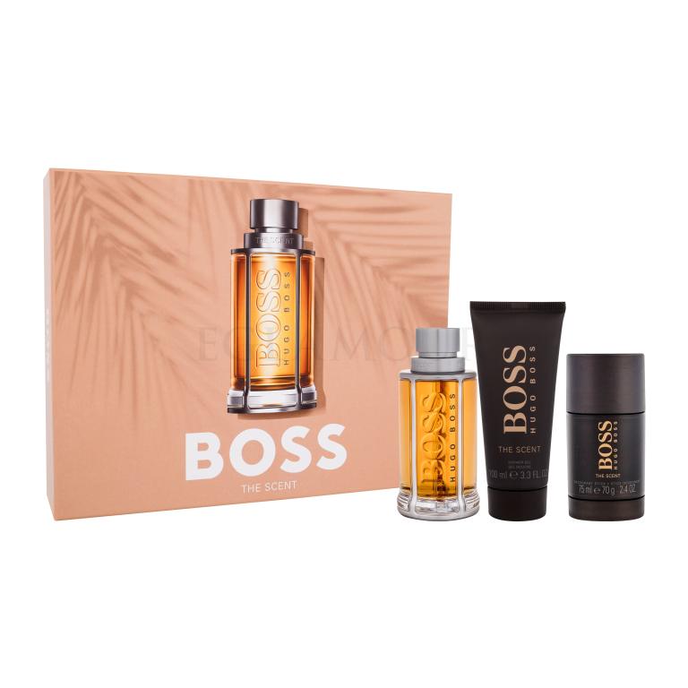 HUGO BOSS Boss The Scent 2015 Geschenkset Eau de Toilette 100 ml + Duschgel 100 ml + Deostick 75 ml