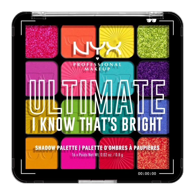 NYX Professional Makeup Ultimate I Know That´s Bright Lidschatten für Frauen 12,8 g