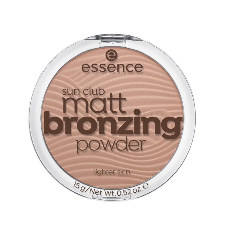Essence Sun Club Matt Bronzing Powder Bronzer für Frauen 15 g Farbton  01 Natural