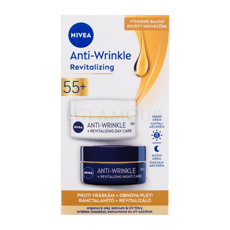 Nivea Anti-Wrinkle Revitalizing Geschenkset Tagespflege Anti-Wrinkle Revitalizing Day Care 50 ml + Nachtpflege Anti-Wrinkle Revitalizing Night Care 50 ml
