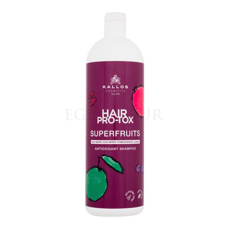 Kallos Cosmetics Hair Pro-Tox Superfruits Antioxidant Shampoo Shampoo für Frauen 1000 ml