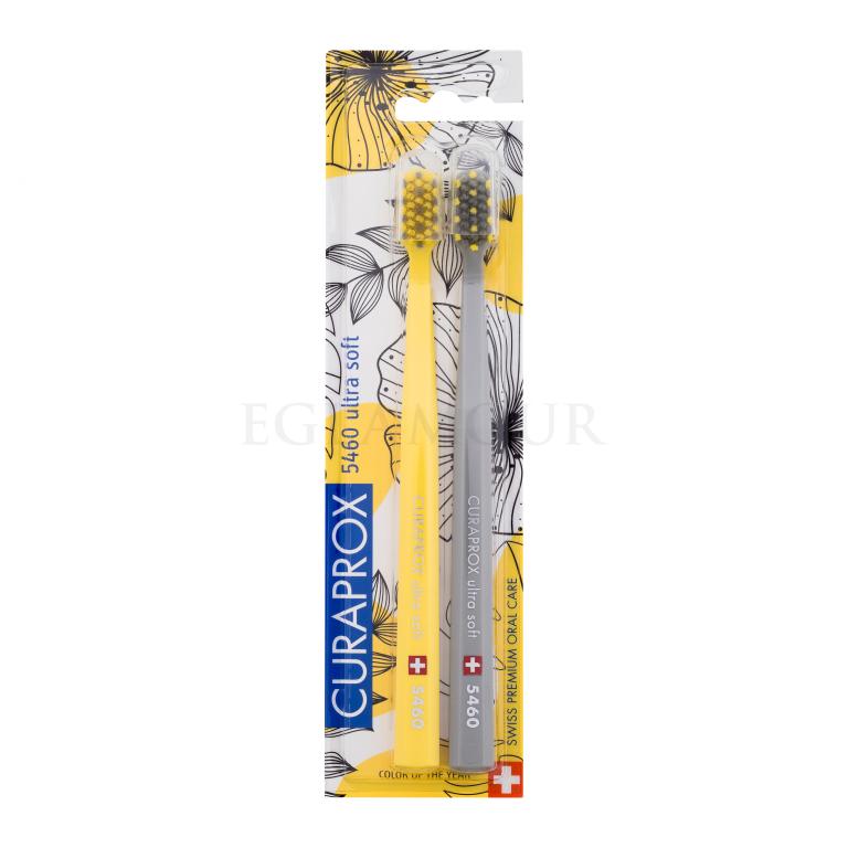 Curaprox 5460 Ultra Soft Duo Yellow/Grey Edition Zahnbürste Set