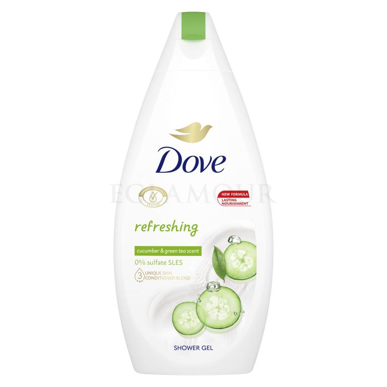 Dove Refreshing Cucumber &amp; Green Tea Duschgel für Frauen 450 ml
