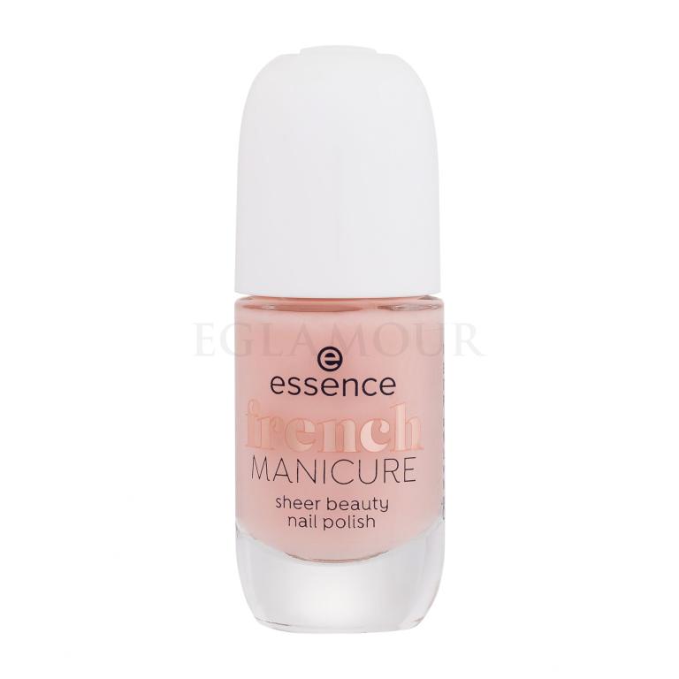Essence French Manicure Sheer Beauty Nail Polish Nagellack für Frauen 8 ml Farbton  01 Peach Please!