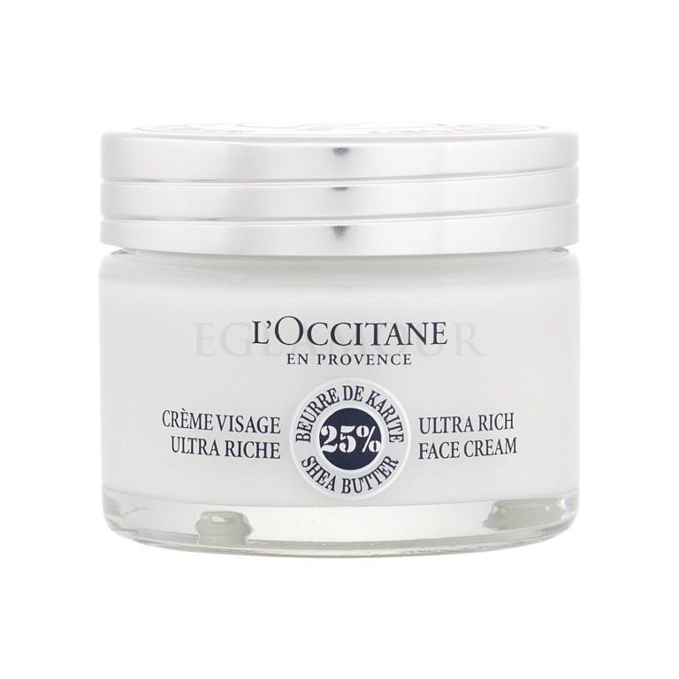 L&#039;Occitane Shea Butter Ultra Rich Face Cream Tagescreme für Frauen 50 ml