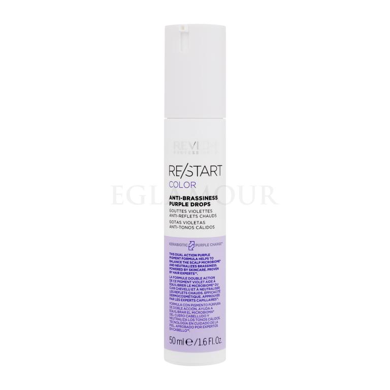 Frauen Haarserum Anti-Brassiness 50 Color Drops Professional für ml Revlon Re/Start Purple