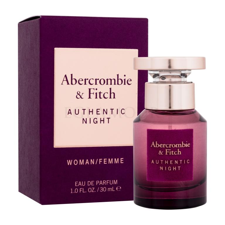 Abercrombie &amp; Fitch Authentic Night Eau de Parfum für Frauen 30 ml