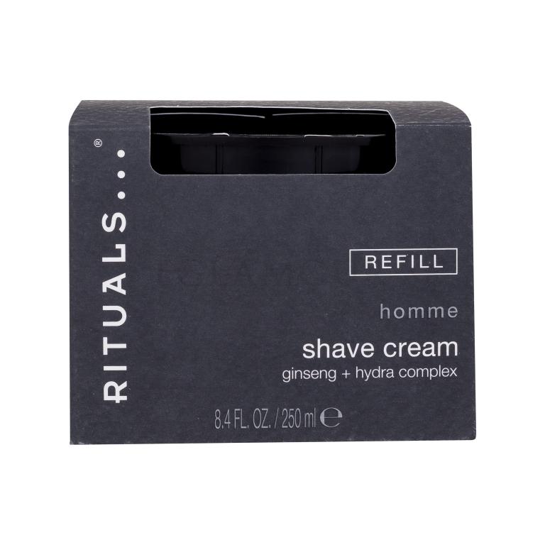 Rituals Homme Shave Cream Rasiercreme für Herren Nachfüllung 250 ml
