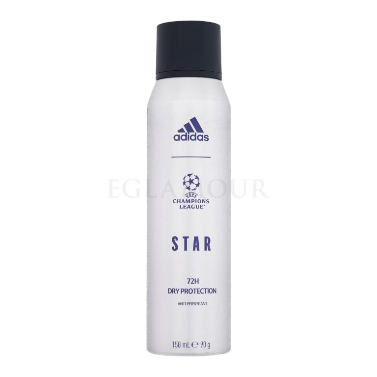 Adidas UEFA Champions League Star 72H Antiperspirant für Herren 150 ml