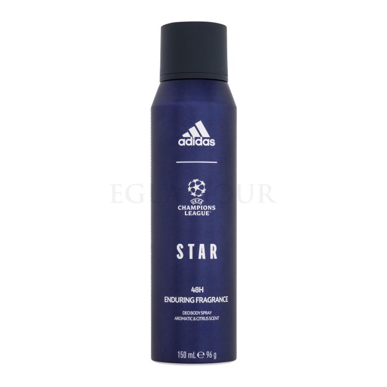 Adidas UEFA Champions League Star Aromatic &amp; Citrus Scent Deodorant für Herren 150 ml
