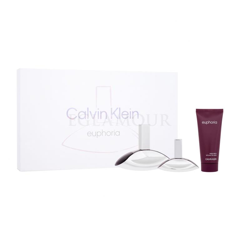 Calvin Klein Euphoria SET3 Geschenkset Eau de Parfum 100 ml + Eau de Parfum 30 ml + Körperlotion 100 ml