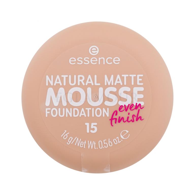 Essence Natural Matte Mousse Foundation für Frauen 16 g Farbton  15