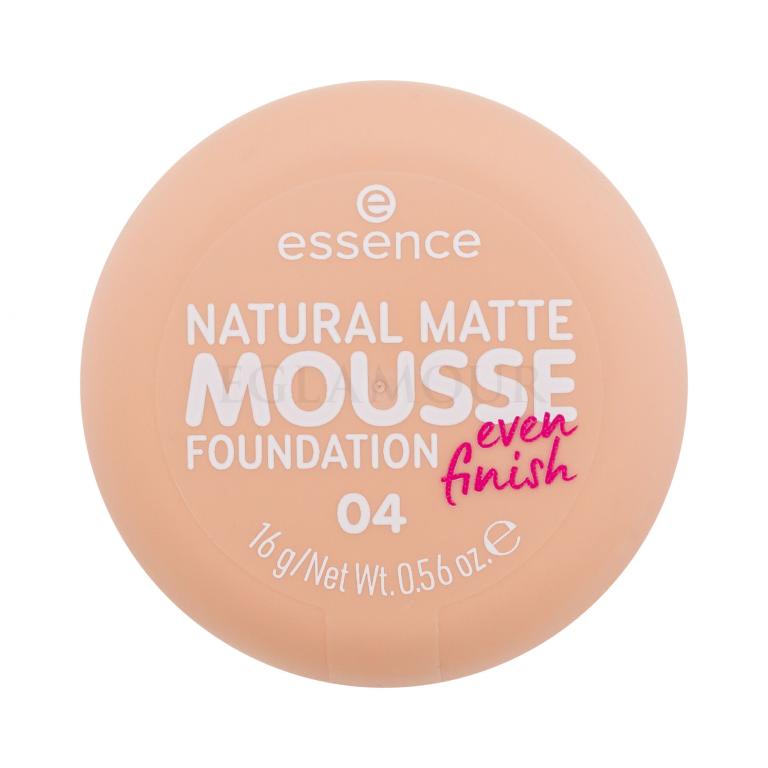 Essence Natural Matte Mousse Foundation für Frauen 16 g Farbton  04